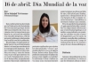 16 de abril: Día Mundial de la voz