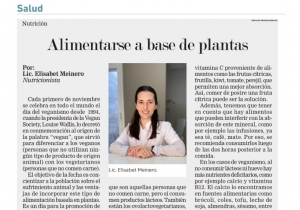 Alimentarse a base de plantas